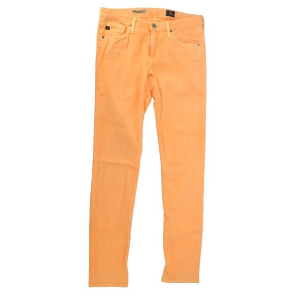 ADRIANO GOLDSCHMIED Women's The Legging Ankle‎ Super Skinny Jeans SIZE 26R Peach - Picture 7 of 10